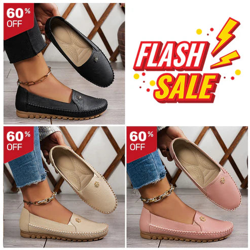 🔥Best Seller-Last Day Sale 60% OFF🔥 Stylish Orthopedic Leather Shoes - All-Day Comfort for Women