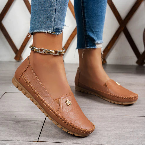 🔥Best Seller-Last Day Sale 60% OFF🔥 Stylish Orthopedic Leather Shoes - All-Day Comfort for Women